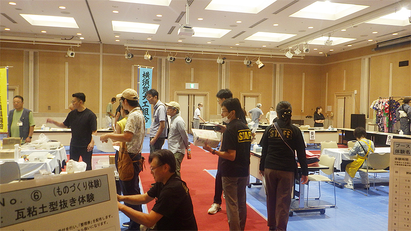 会場設営もほぼ完了